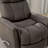 Global Home Swivel Glider Recliner With Manual Adjustable Headrest & Footrest In Faux Leather Bentley-504024831