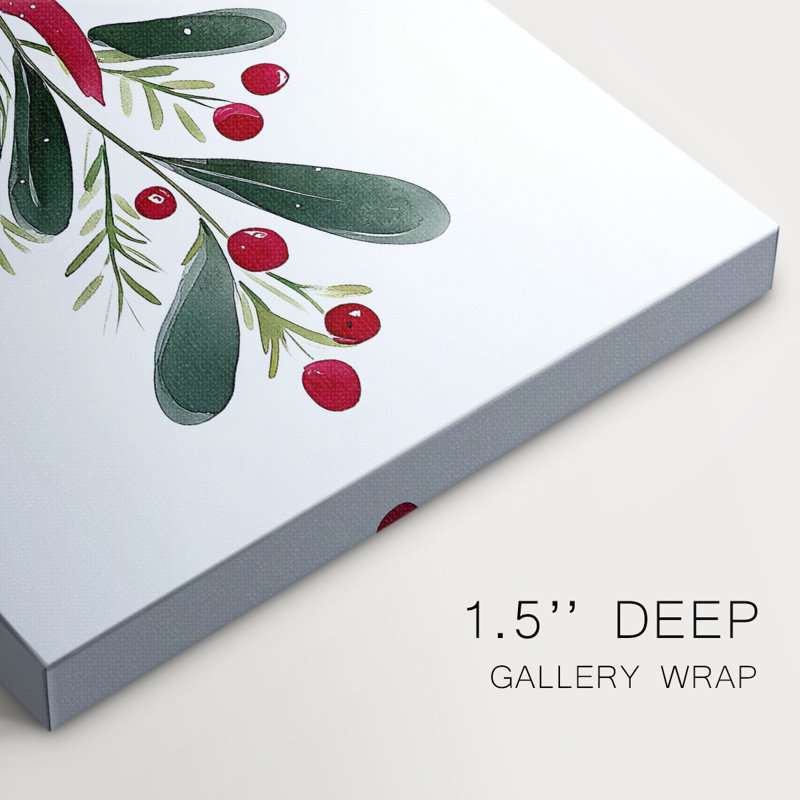 Art des Fêtes de Noël - Toile tendue avec châssis X, H 12 po x l 8 po