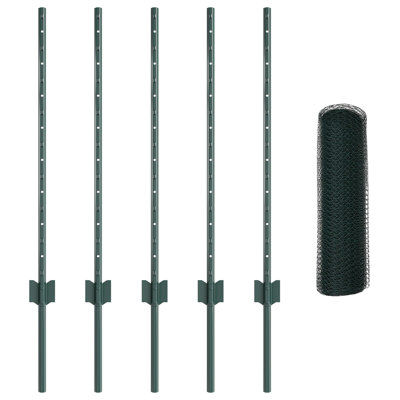 80cm H x 1000cm W Steel Fencing Kits