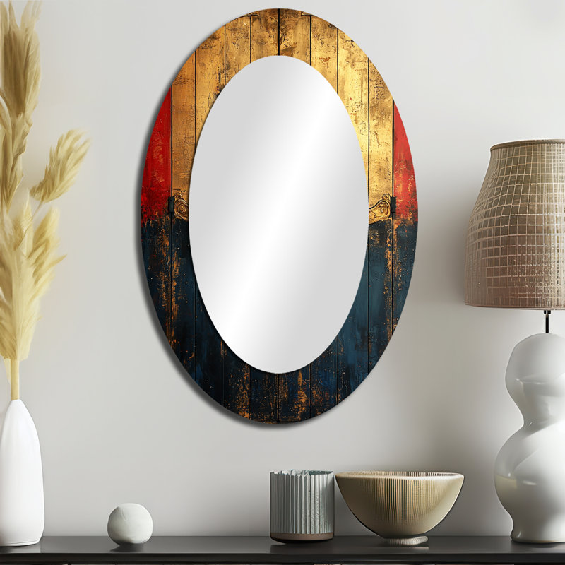 Miroir mural doré, 36 po x 24 po