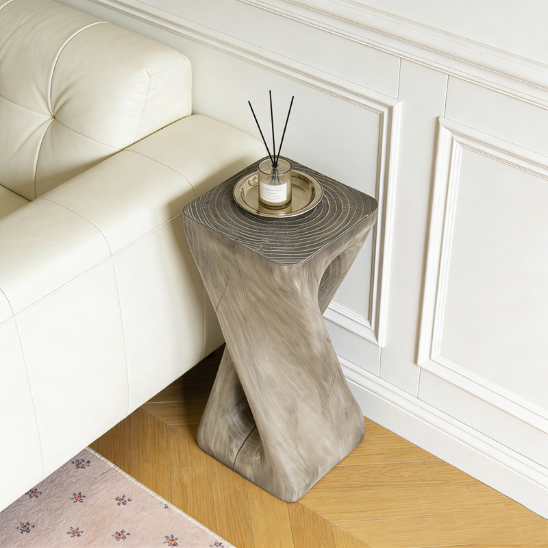 Table d'appoint d'extérieur, Gris
