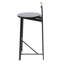 3 comptoirs de 27 po au design moderne, siège noir, pieds en métal, pratiques et attrayants pour la cuisine-703891150