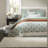 Reversible Cotton Percale Bedding Sets, King Farmhouse Home Comfort