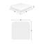 Coussin de remplacement pour coussin de chaise de salle à manger - L 18 x l 18 x P 2,5-279892678