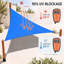 Toile d'ombrage triangulaire Colourtree avec trousse de quincaillerie d'installation-92296157-58148942