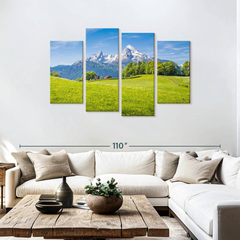 Alvord Idyllic Alpine Meadow, 48"H x 75"W