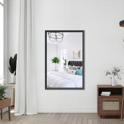 30" Oversized Modern Rectangle Bathroom Mirror