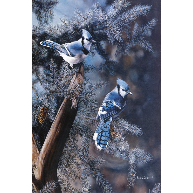 Une touche de bleu, H 30 po x l 20 po x P 1,25 po