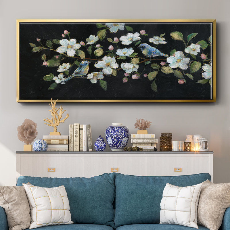 Evening Duet- Framed Canvas