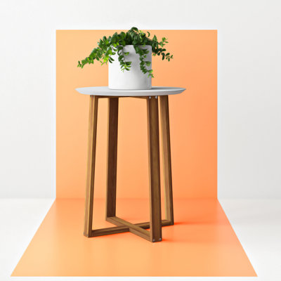 Chavers Cross Legs End Table