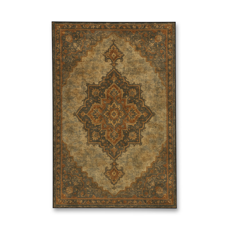 Tapis beige tissé traditionnel Mosso, 2'6" x 9'10"