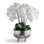 Orchids in Mixed Metal Urn