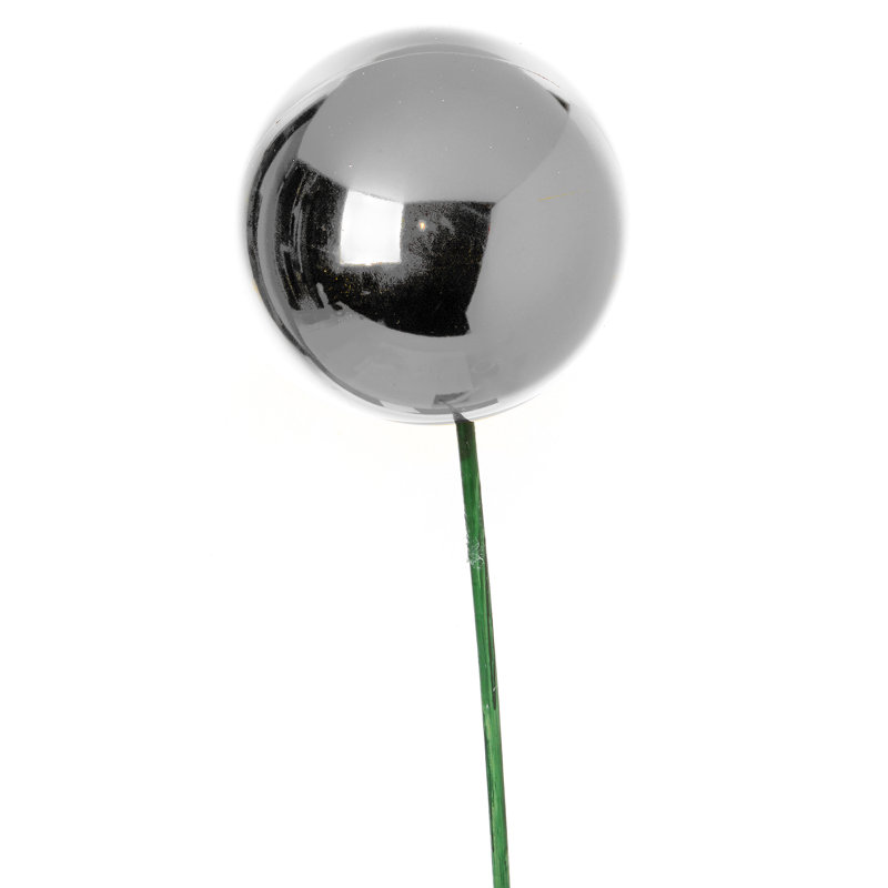 Ornement en forme de boule 23 po en plastique incassable 23 po, Argent argent