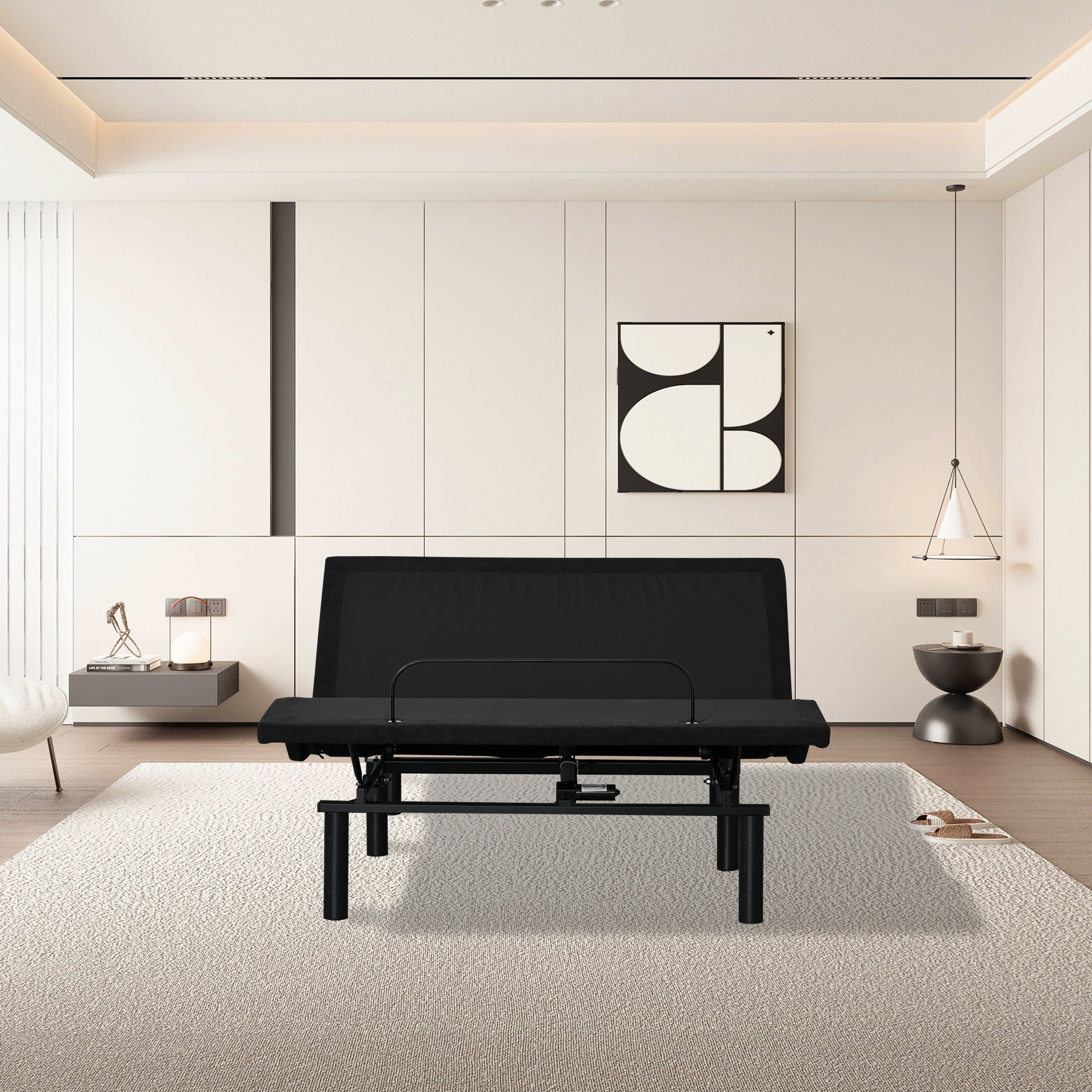 GZMWON Adjustable Bed Base Electric Bed Frame With Remote Control