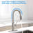 Pull Down Kitchen Faucet Pull Out Sprayer with Soap Dispenser