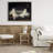Spooky Couch Ghost Duo Floating Frame, design by LSR Design Studio-1689315214-1689315212
