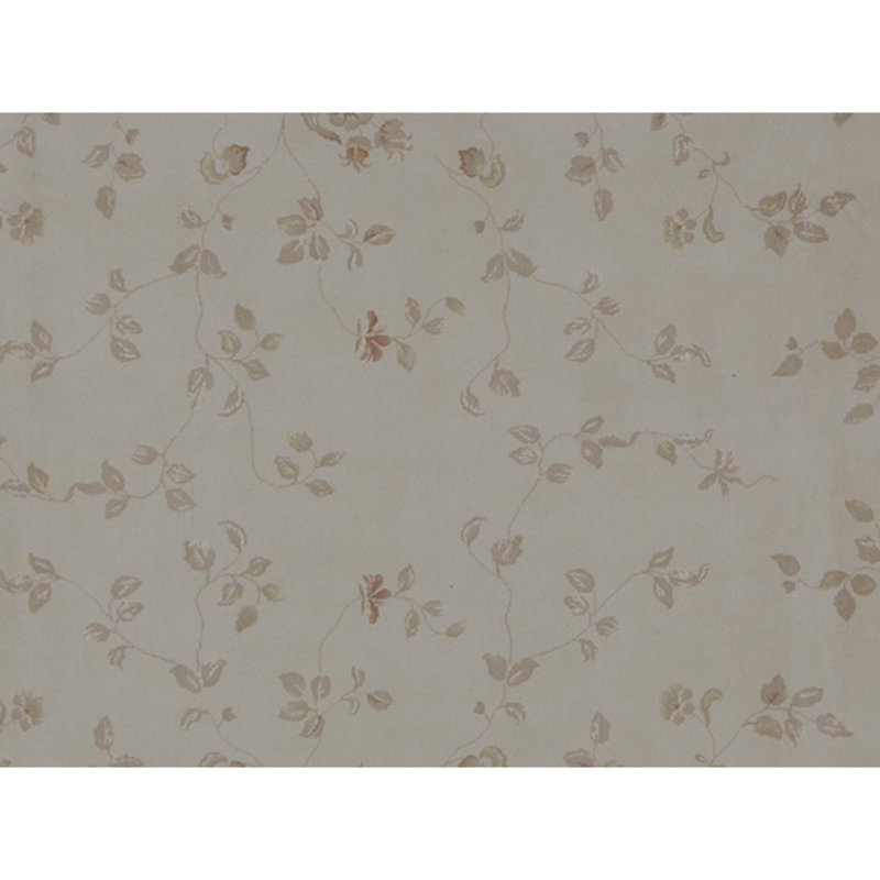 Handmade Silk and Wool Area Rug