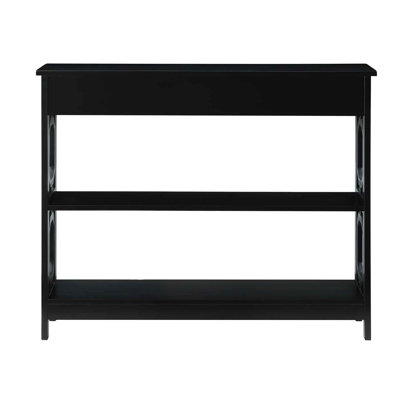Minier 1-Drawer Console Table with Shelves