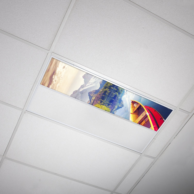 Landscape Rectangle Fixture Component Ceiling Light