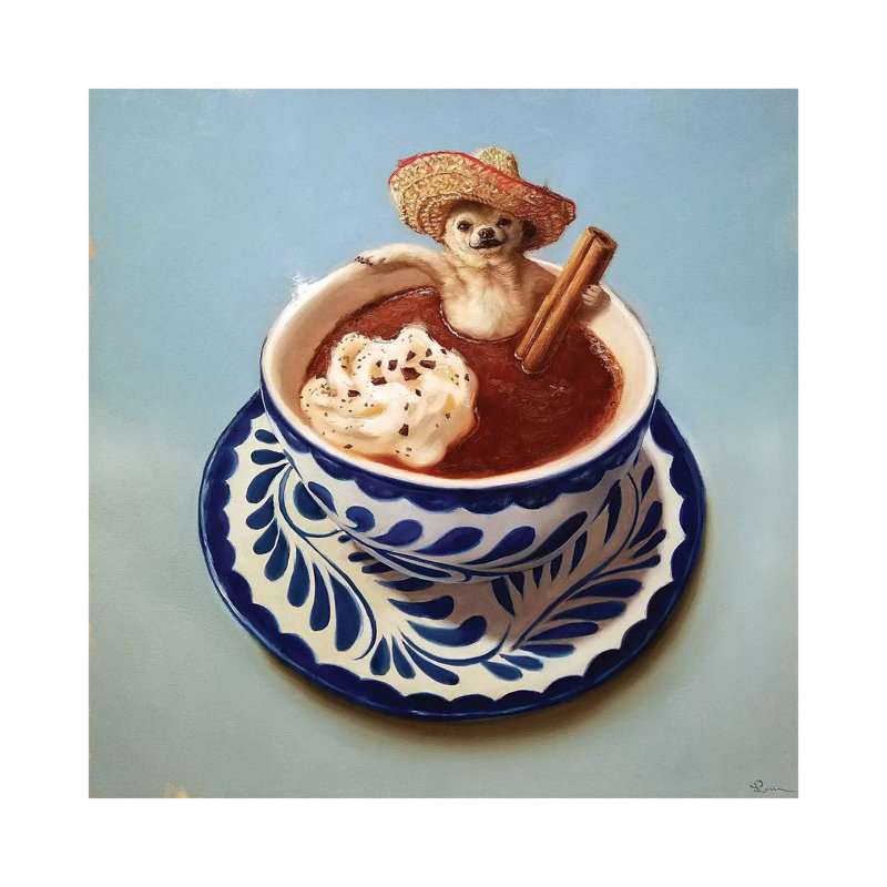 Mexican Hot Chocolate 1 Piece Wrapped Canvas Painting, 30.48 cm H x 30.48 cm W