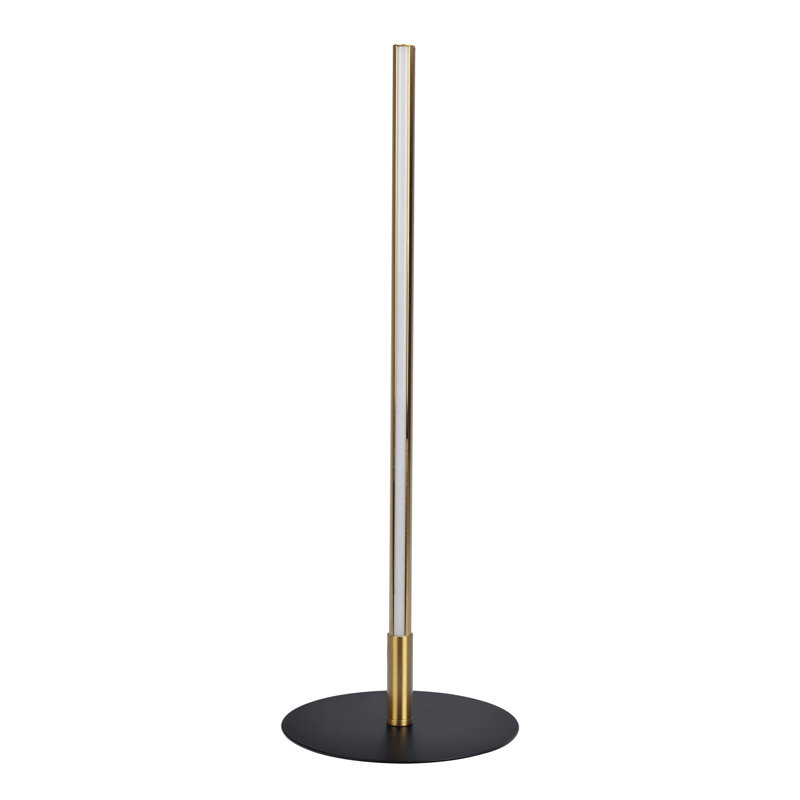 Lampe de table à DEL noire Auletta