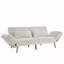 Futon canapé-lit avec accoudoirs réglables, réglable-664409888