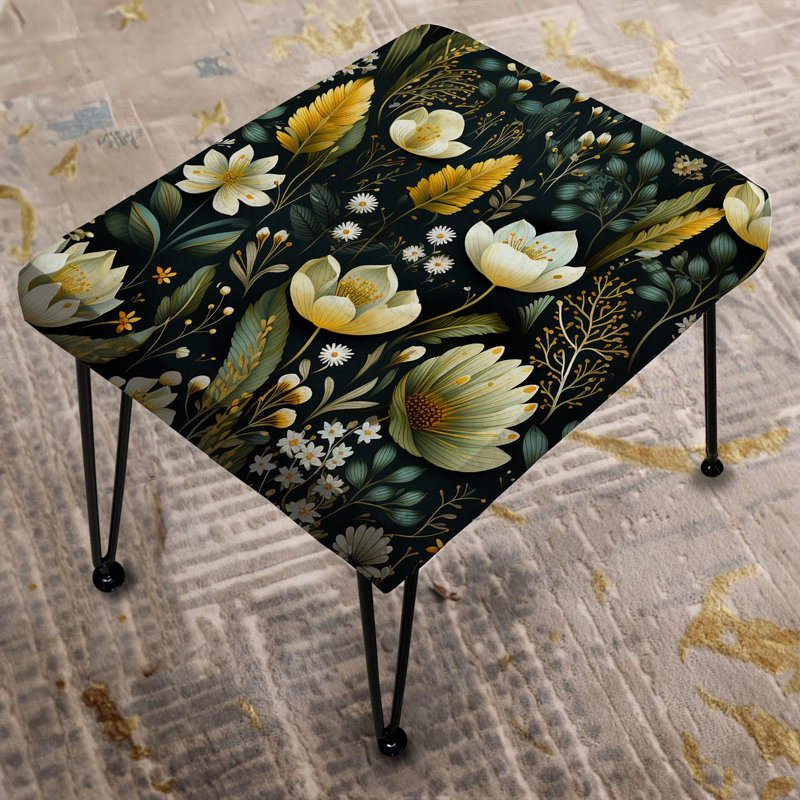 Boho Botanical Garden - Botanical Rectangle Ottoman