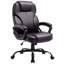 Fauteuil de bureau de direction grande taille, assise extra-large et profonde, revêtement en cuir PU rembourré de 16 cm d'épaisseur, dossier haut inclinable-998316999