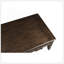 Table basse en acajou avec rangement