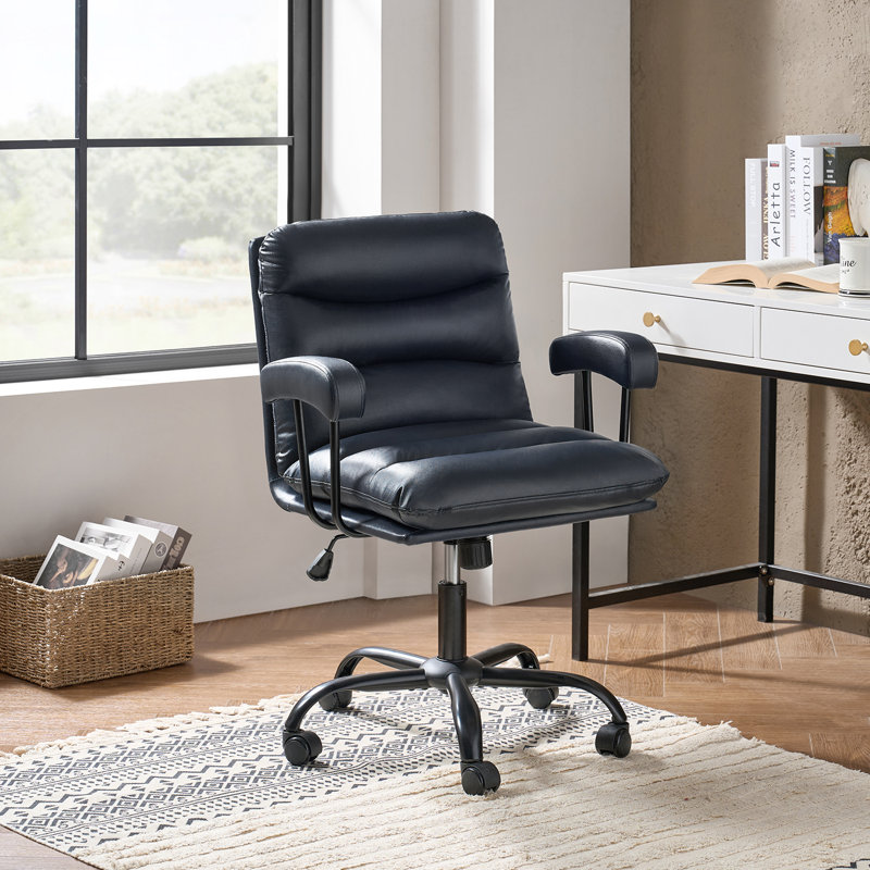 Chaise de bureau Kaynath , Marine