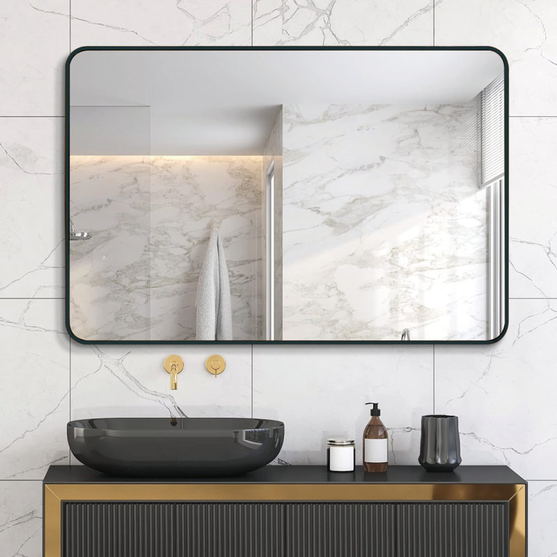 Miroir de salle de bain 30x40, Noir