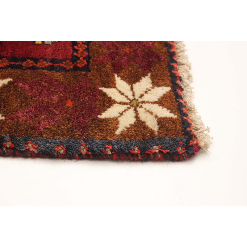 One of kind Hand-Knotted Konya Anatolian Red Rug 5'2" x 8'0"