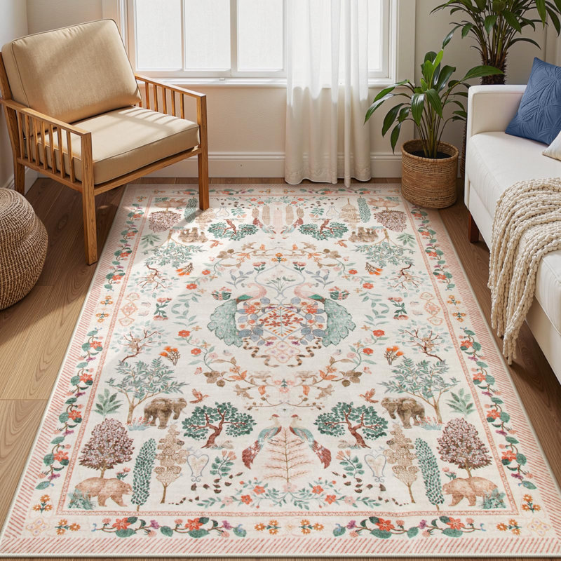 Tapis lavable Goldene, Rectangle 4pi x 6 pi