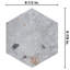 Recycle Hex 8.5" x 10" Porcelain Stone Look Wall & Floor Tile