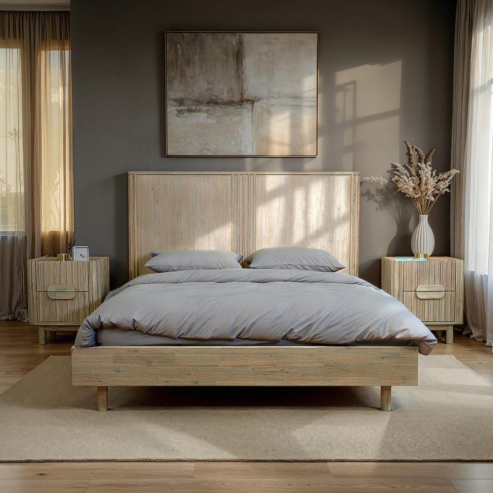 Cleodora Acacia Nightstand