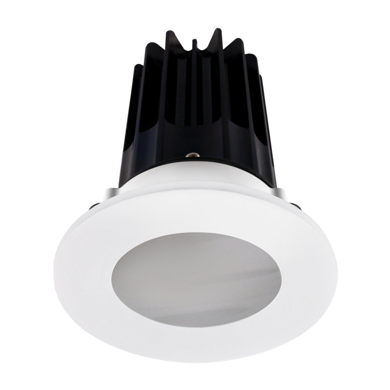 Ensemble d'éclairage encastré 3,13 po DEL Remodel Retrofit, 2700 K, 980, Blanc et blanc