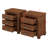 Rustic Three Drawer Reclaimed