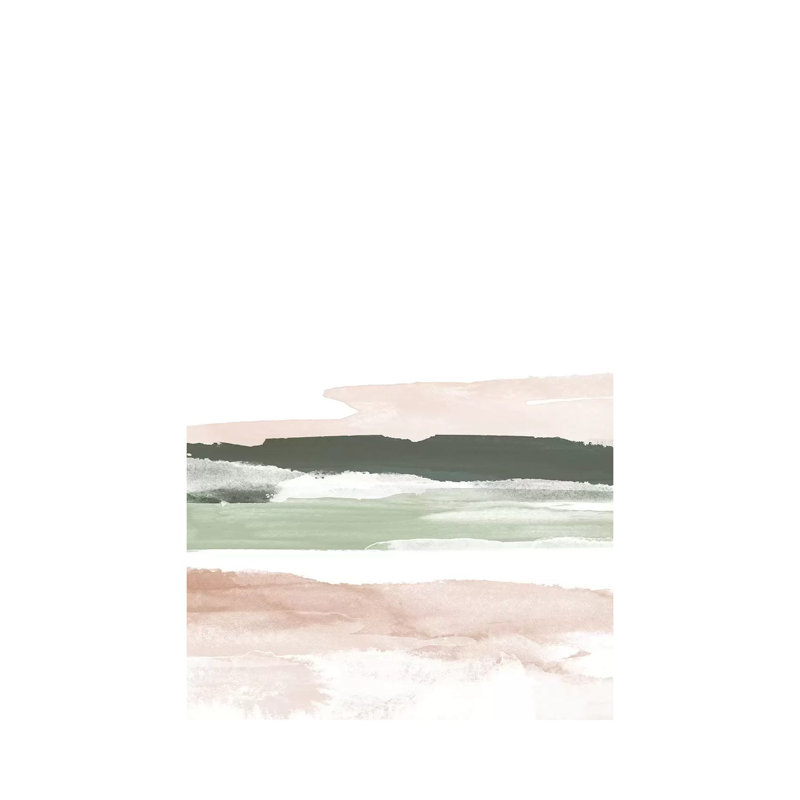 Pink Blush Landscape No. 2 by Brandon Wong - Wrapped Canvas Gallery-Wrapped Canvas Giclée, 20.32 cm H x 30.48 cm W