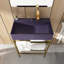 Ensemble de meuble-lavabo autoportant 24 po avec lavabo en céramique et console de salle de bain 24 po-42448376-42448383