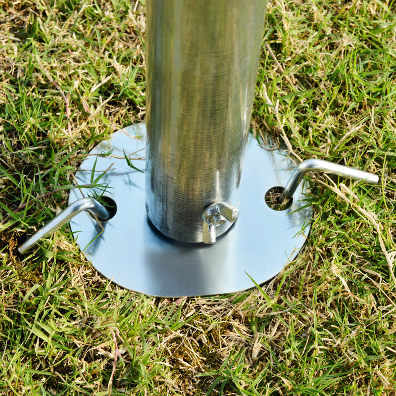 Abri d'auto robuste 10 pi x 20 pi, gris - acier galvanisé, ensemble d'ancrage inclus, 3 câbles spacieux, auvent de protection contre la pluie 10 pi x 20 pi, ensemble et vent