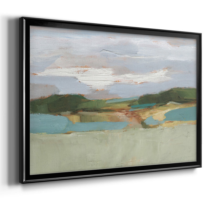 «High Noon Vista Study II», toile tendue avec châssis, Noir, H 26 po x l 38 po x P 1,5 po