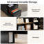 85.8-Inch L-Shaped Executive Desk with File Drawers-1401151806