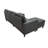 Linen Upholstered Modular Sectional With 2 Ottomans-1546669480