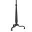 Lampe sur pied 61 po avec abat-jour en tissu Yokley, noir