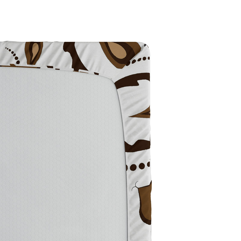 Microfiber Floral Fitted Sheet, Twin XL Fitted Sheet