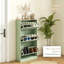 Armoire à chaussures élégante, étagère à chaussures fonctionnelle, unité de rangement pour chaussures, rangement de rangement peu encombrant-495710437