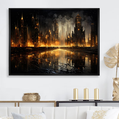 " Nyc Cityscape Night Noir "