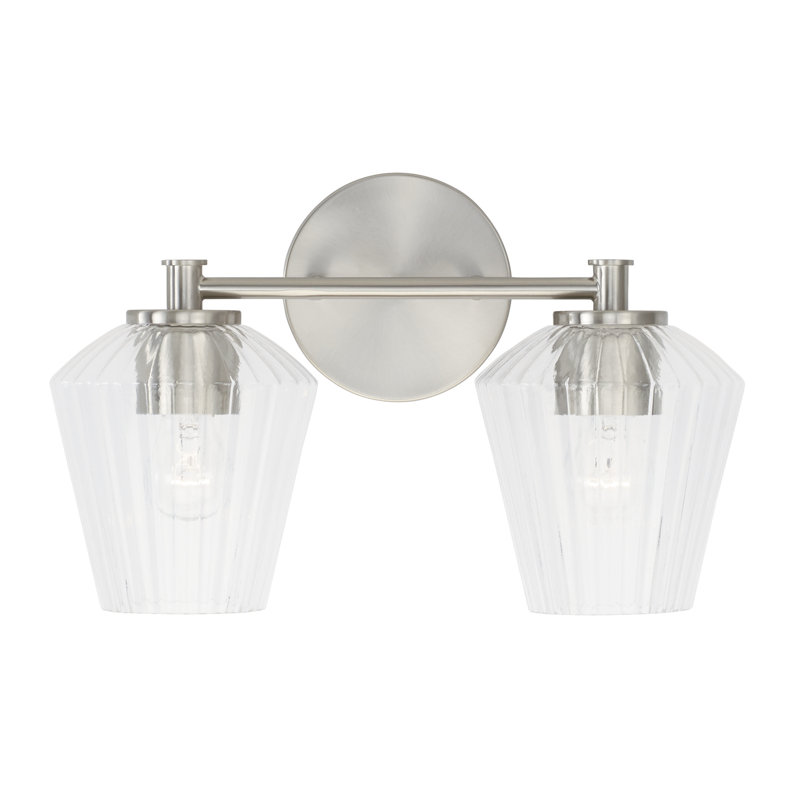 Depner 2 - Light Dimmable Vanity Light, Brushed Nickel
