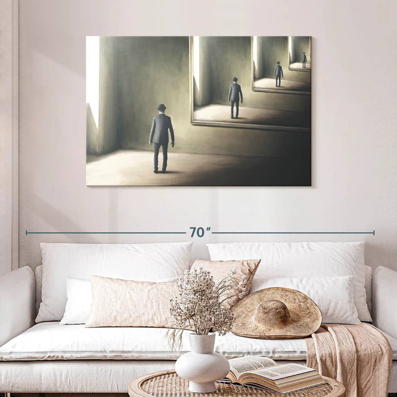 Kelan Infinite Man, 30" H x 45" W