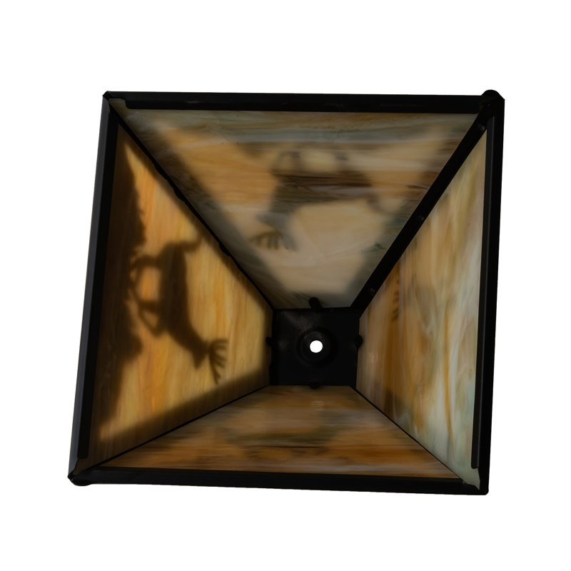 Deer 6.5'' H Glass Square Lamp Shade